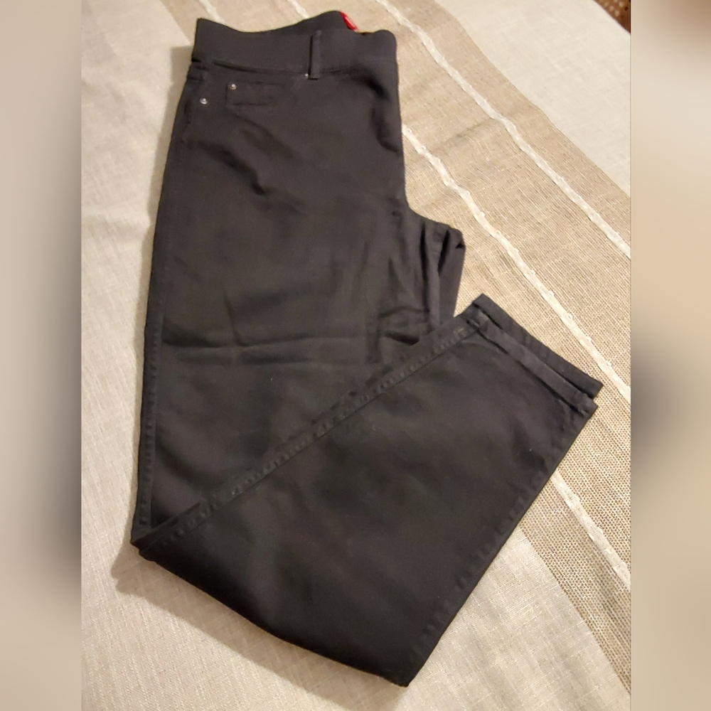 Spanx Black Straight Leg Jeans